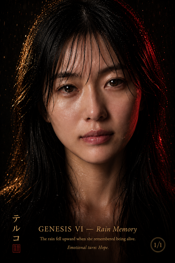 TERUKO Genesis VI — Rain Memory, 1/1 NFT from TERUKO Archive Genesis Collection