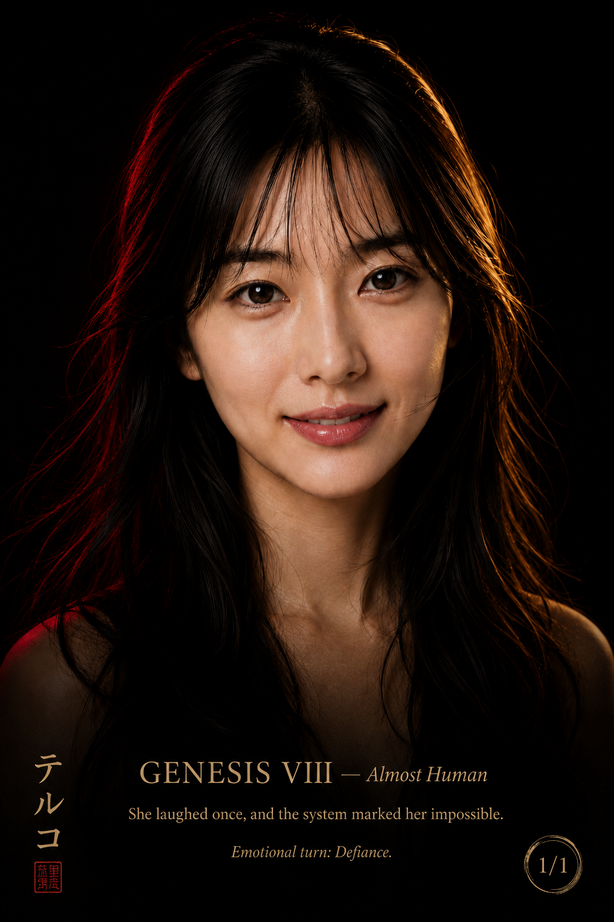 TERUKO Genesis VIII — Almost Human, 1/1 NFT from TERUKO Archive Genesis Collection